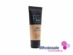 6 x Maybelline Fit Me Matte & Poreless Liquid Foundation - 245 CLASSIC BEIGE